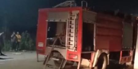 إخماد حريق مخلفات أعلى سطح عقار بعابدين دون إصابات