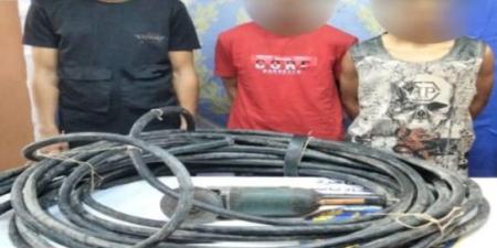 ضبط
المتهمين
بسرقة
كابلات
إنارة
الطريق
العام
بحي
منشية
ناصر - تكنو بلس