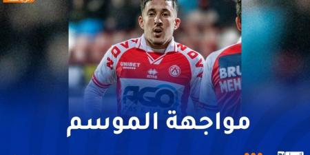 قادري
هدافا
في
لقاء
كورتري
وسانت
تروند - تكنو بلس