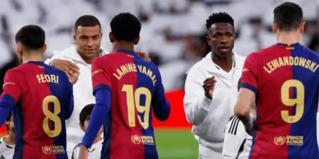 موعد
مباراة
برشلونة
وريال
مدريد
اليوم
في
الدوري
الإسباني - تكنو بلس