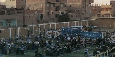 يوم الفرح.. حياة كريمة تجهز عرائس وتقدم مساعدات وكراسى متحركة لأهالى الصف