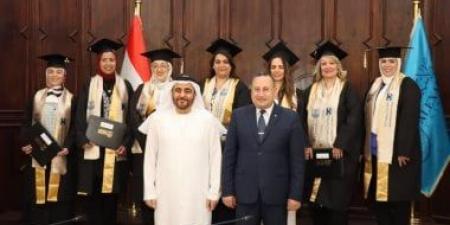 جامعة الإسكندرية وجامعة حمدان بن محمد الذكية تحتفلان بتخريج أول دفعة