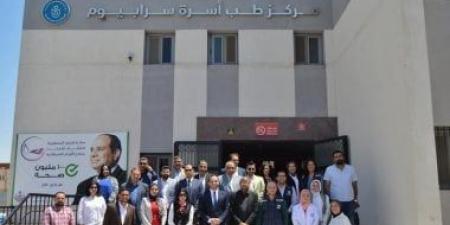 مدير فرع هيئة الرعاية الصحية بالإسماعيلية يستقبل وفدا من الصحة العالمية