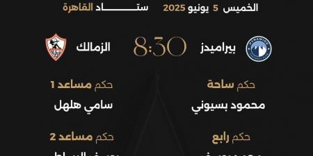 لجنة
      الحكام
      تعلن
      طاقم
      إدارة
      مباراة
      الزمالك
      وبيراميدز
      في
      نهائي
      كأس
      مصر - تكنو بلس