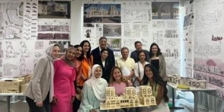 طلاب الجامعة الألمانية يقدمون تصميما هندسيا لـ"راعى مصر" لإنشاء مدينة بالمنيا