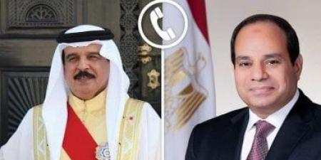 الرئيس السيسى وملك البحرين: التصعيد الجارى بالمنطقة يرتبط بشكل أساسى باستمرار العدوان على غزة - تكنو بلس