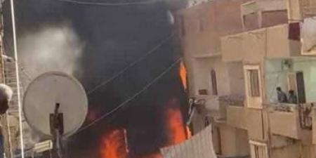 إخماد حريق داخل شقة سكنية فى البساتين دون إصابات