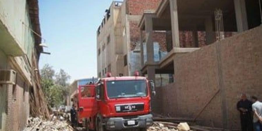 حريق هائل فى شونة قطع غيار سيارات بالدقهلية والدفع بـ 6 سيارات إطفاء