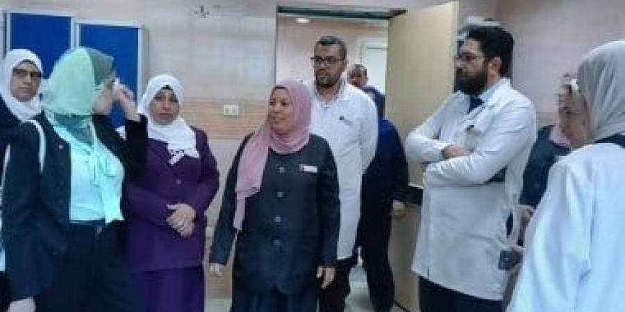 مدير التأمين الصحى بالقليوبية تتابع جاهزية الطوارئ والخدمات الطبية بمستشفى النيل