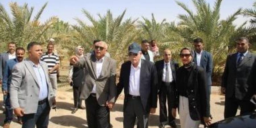 محافظ الوادي الجديد يستقبل مستشار الرئيس للتنمية المحلية لتفقد المشروعات