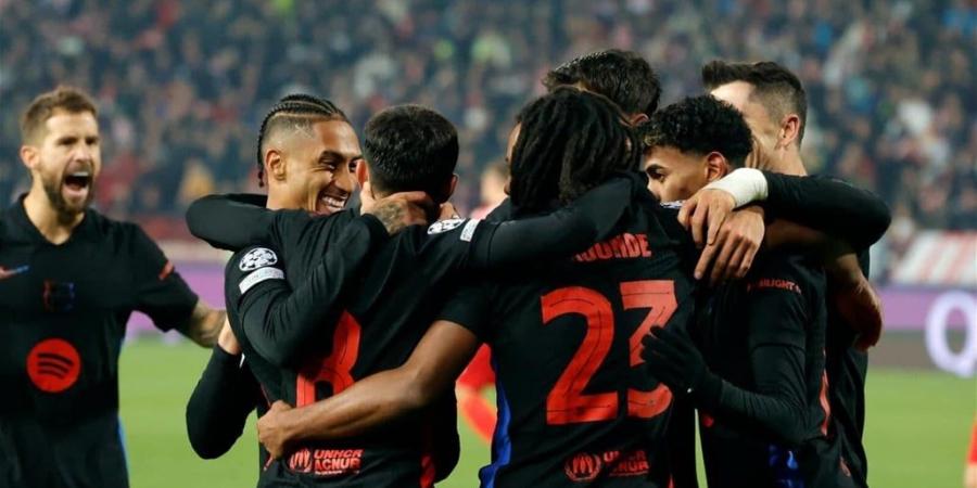 كلاسيكو
الأرض..
تشكيل
برشلونة
أمام
ريال
مدريد..
يامال
ورافينيا
في
الهجوم - تكنو بلس
