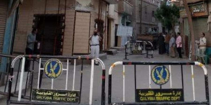 إخلاء عقار من 5 طوابق فى طوخ بعد ظهور شروخ وتصدعات