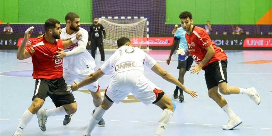 الأهلى
يهزم
الزمالك
ويصل
لنهائي
كأس
السوبر
الأفريقى
لليد - تكنو بلس