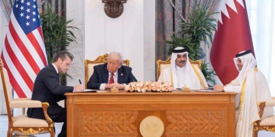 أمير
      قطر
      وترامب
      يشهدان
      توقيع
      اتفاقيات
      في
      مجالي
      الطيران
      والدفاع - تكنو بلس