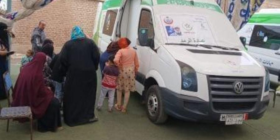 تطوير الميدان الإبراهيمى والكشف على 985 حالة بقافلة مجانية بقرية سيدي سالم بكفر الشيخ
