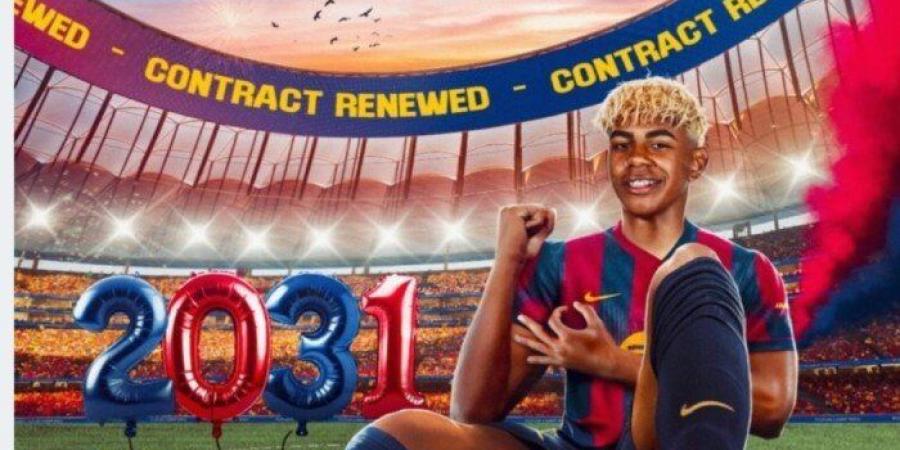 رسميا..
      برشلونة
      يعلن
      تمديد
      عقد
      نجمه
      لامين
      يامال
      حتى
      2031 - تكنو بلس