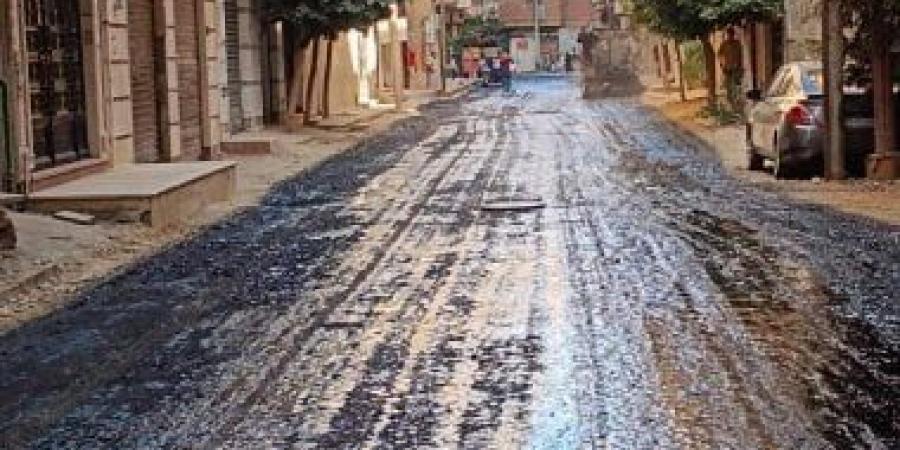رصف وتطوير شارع مجمع المصالح بالزقازيق بتكلفة 4.720 مليون جنيه