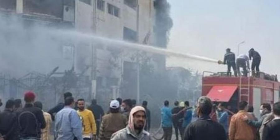 نشوب
حريق
فى
مصنع
ملابس
بالقليوبية - تكنو بلس