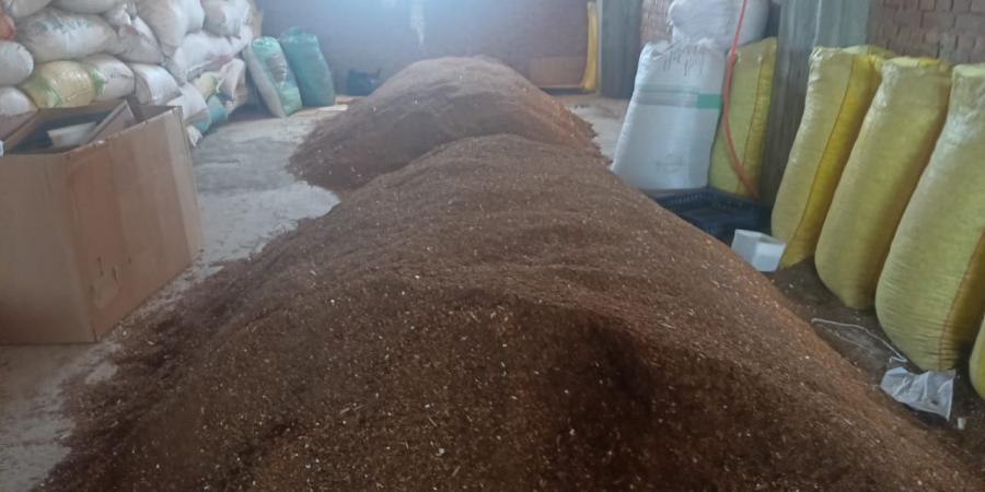 ضبط 10.5 ألف سجارة مقلدة و4 أطنان فل سجائر و800 كجم تبغ بمخزن بكفر الشيخ.. صور
