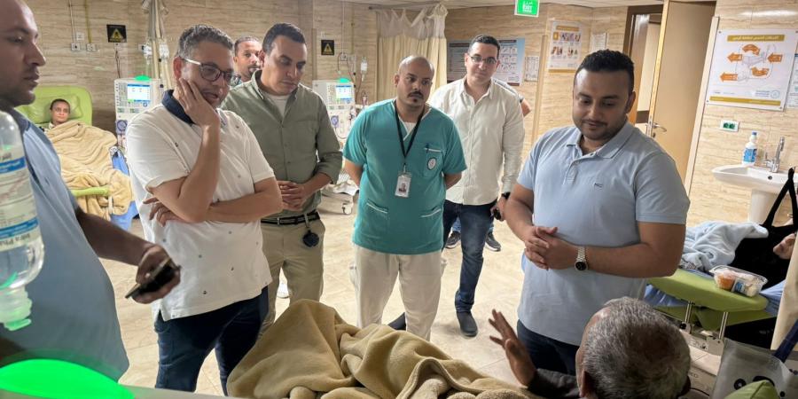 مدير
الرعاية
الصحية
بالأقصر
فى
جولة
بمستشفيات
إيزيس
وحورس - تكنو بلس