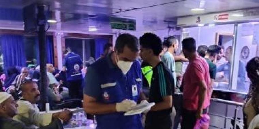 ميناء نويبع يستقبل 306 حجاج و7 باصات من العقبة ضمن أفواج عودة حجاج البر