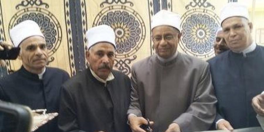 وكيل وزارة الأوقاف بسوهاج يفتتح مسجد المعايطة ببنى عمار بطهطا بعد إحلاله وتجديده